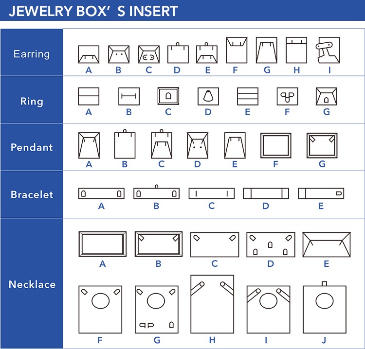 customized jewelry box insert