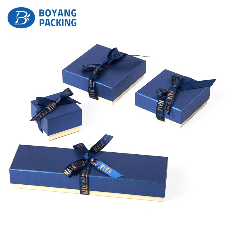 Wholesale custom paper jewelry box