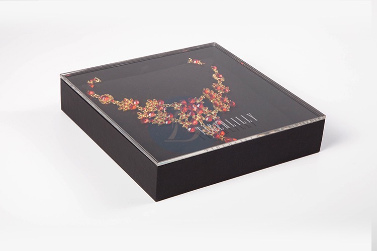 custom black jewelry box