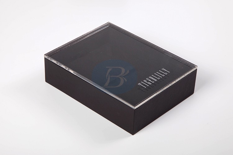custom black jewelry box