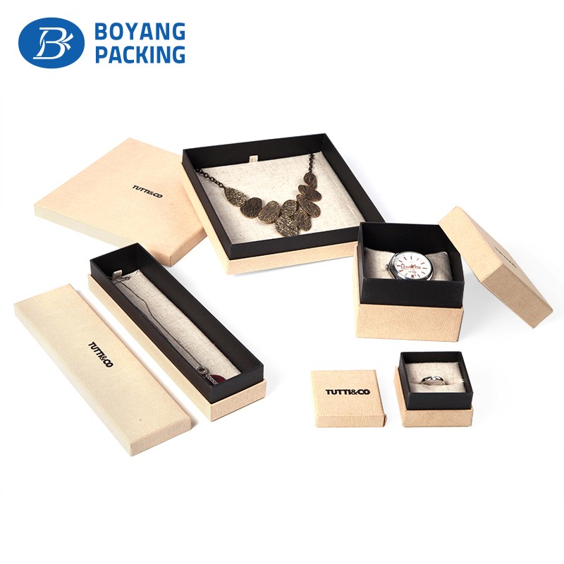  Luxury custom paper Jewelry gift box