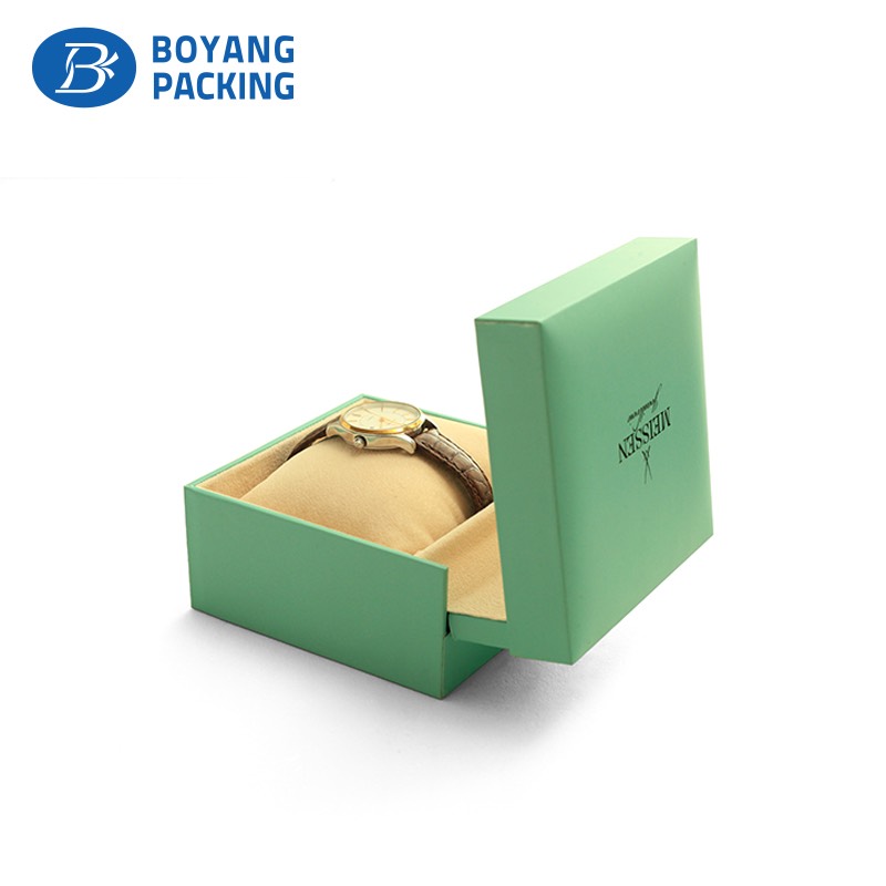 Luxury logo customized plastic watch box factory
