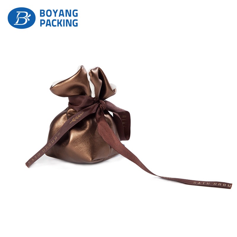 Fashion high-quality jewelry leather pouch