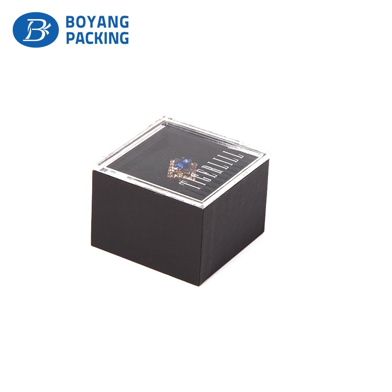 New material jewelry displays and boxes, custom black jewelry box