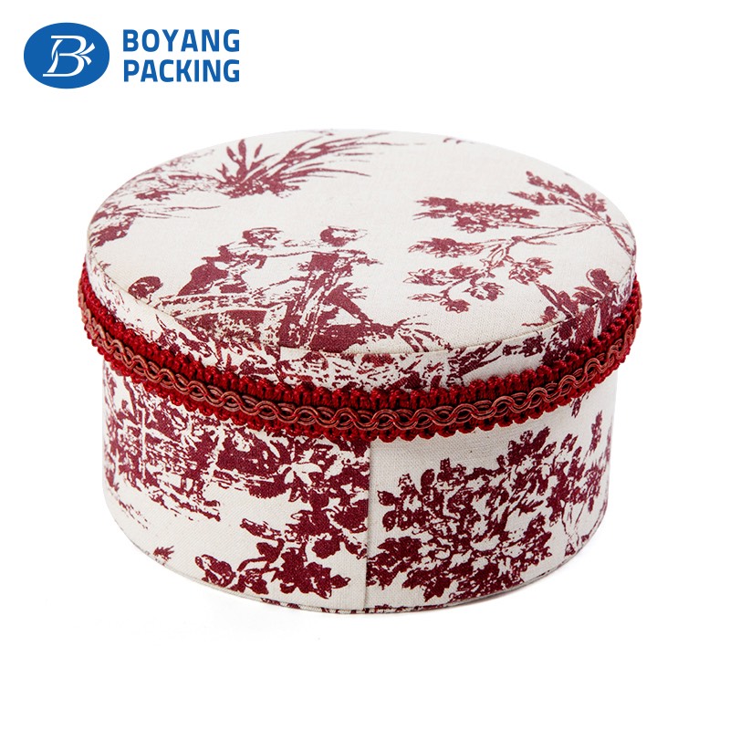  Beautiful pattern custom fabric jewelry box