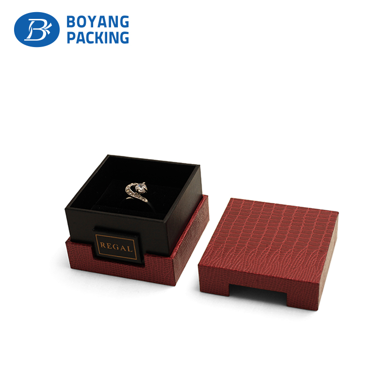 Custom redc unique jewelry packaging, jewelry paper boxes factory