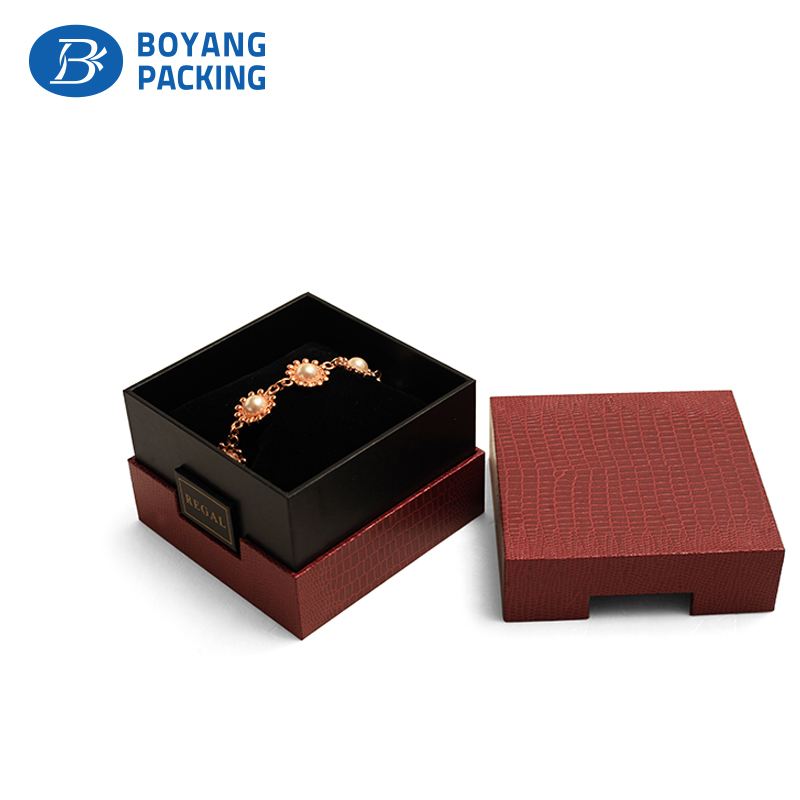 Custom redc unique jewelry packaging, jewelry paper boxes factory