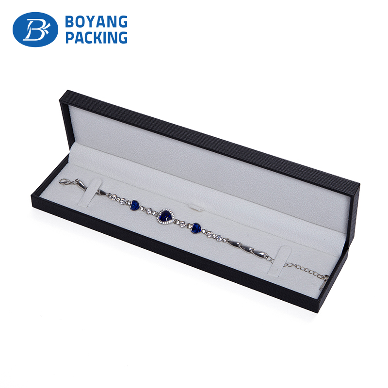 Custom unique jewelry packaging, jewellery box black factory