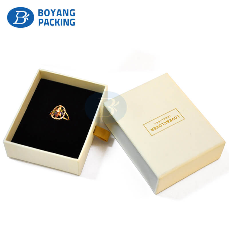 Low price promotion exquisite custom paper jewelry packaging boxes