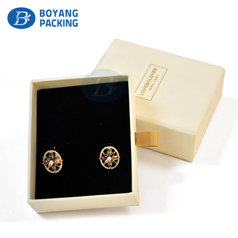 Low price promotion exquisite custom paper jewelry packaging boxes