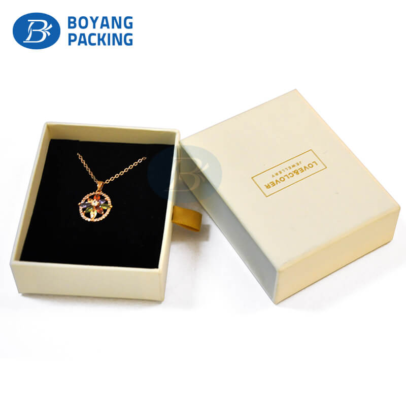Low price promotion exquisite custom paper jewelry packaging boxes