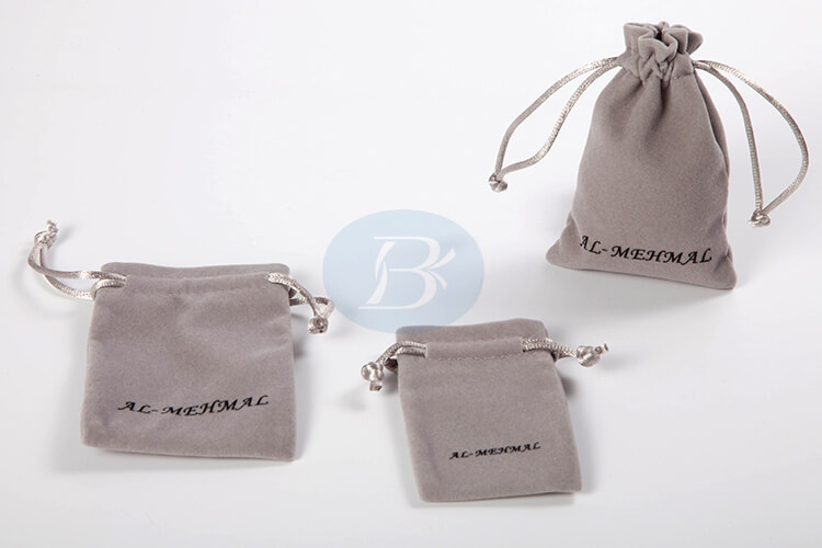 Custom velvet jewelry pouches