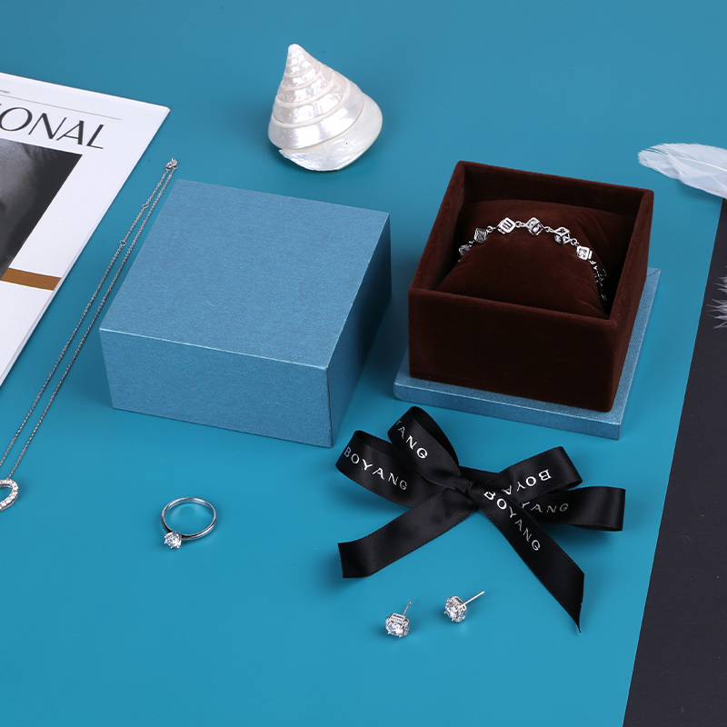 Custom logo Printed High End Ring Jewelry Storage Packaging Gift Box