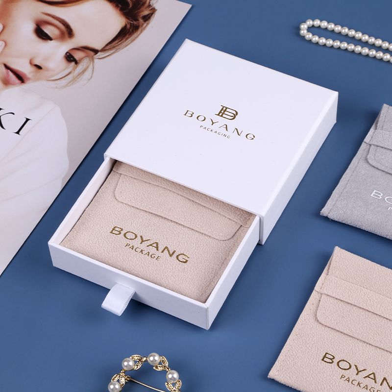 Custom Hot Sell Small Jewellery Packaging Drawstring Cotton Jewelry Pouch Bagjewelry pouch suppliers