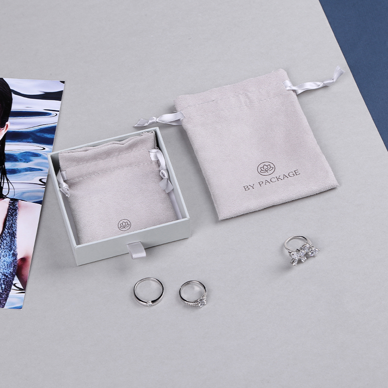 Factory Custom Hot Sell Small Jewellery Packaging Drawstring Velvet Jewelry Bags Drawstring