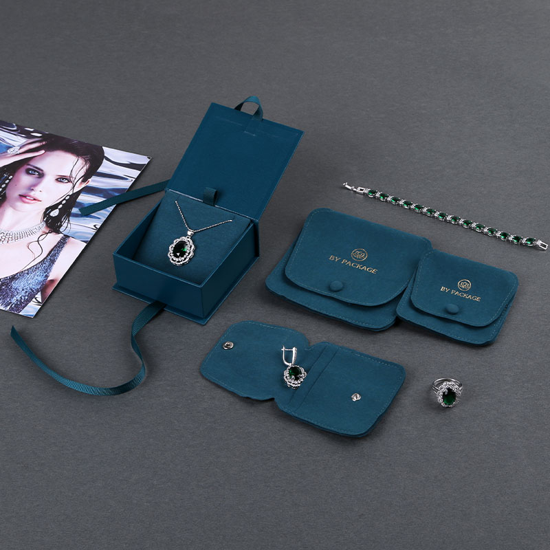 Custom High Quality Logo Small Suede Jewellery Packaging Small Mini Jewelry Bags