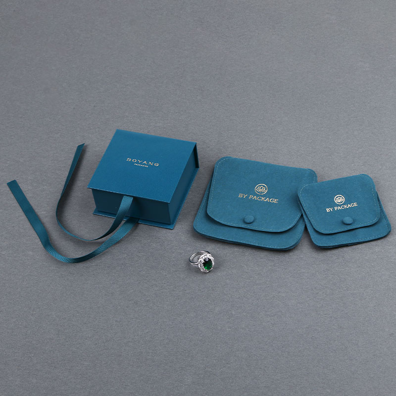 Custom High Quality Logo Small Suede Jewellery Packaging Small Mini Jewelry Bags