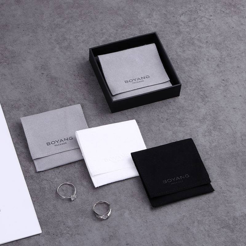 Factory High Quality Hot Sell Custom Small Suede Jewellery Packaging Small Pouches Jewelry Bag