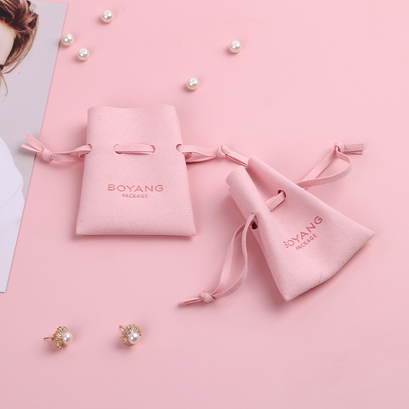 Custom logo Hot Sell High Quality Wedding Jewellery Packaging Jewelry Pouch Bag