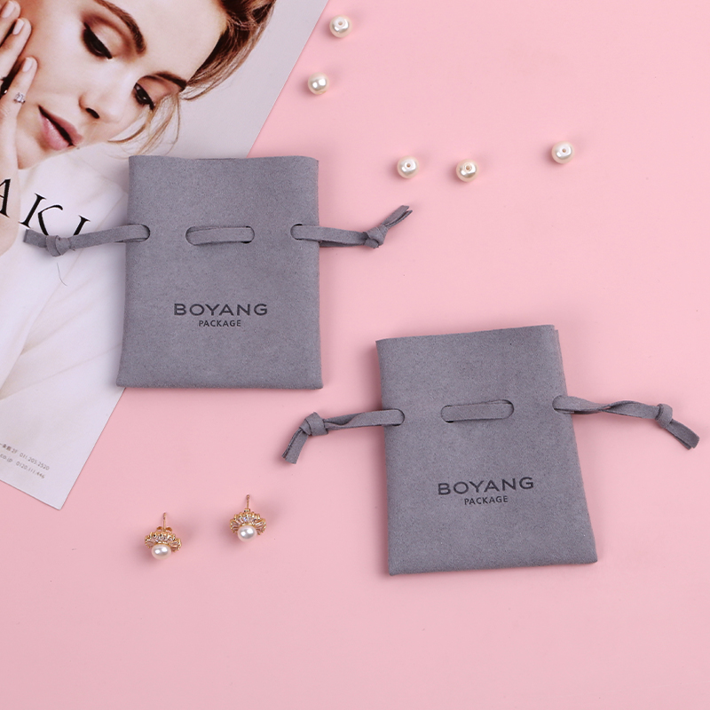 Custom logo Hot Sell High Quality Wedding Jewellery Packaging Jewelry Pouch Bag