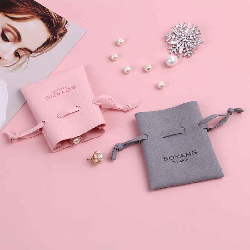 Custom logo Hot Sell High Quality Wedding Jewellery Packaging Jewelry Pouch Bag