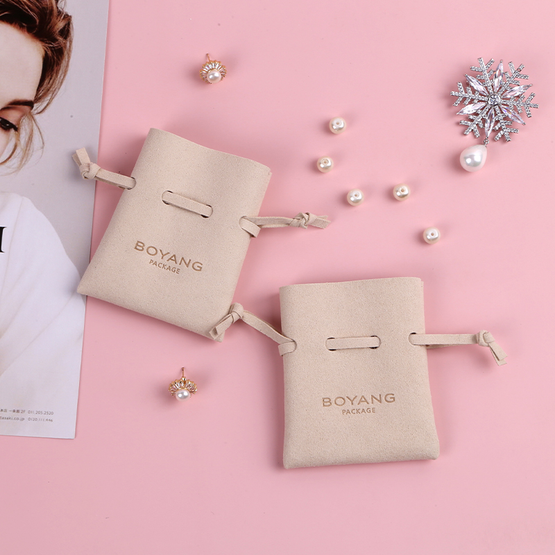 Custom logo Hot Sell High Quality Wedding Jewellery Packaging Jewelry Pouch Bag