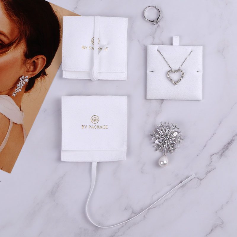High Quality Custom Logo Small Jewellery Packaging Small Mini Jewelry Suede Bags For Jewelry
