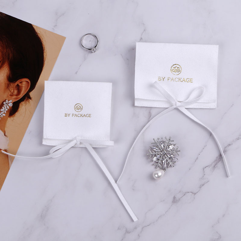 High Quality Custom Logo Small Jewellery Packaging Small Mini Jewelry Suede Bags For Jewelry