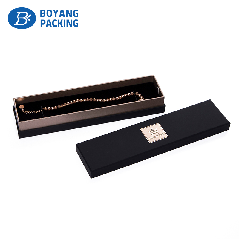 Jewelry box for necklace, necklace jewelry packaging box