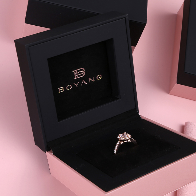 Ring box jewelry luxury,custom logo best ring box