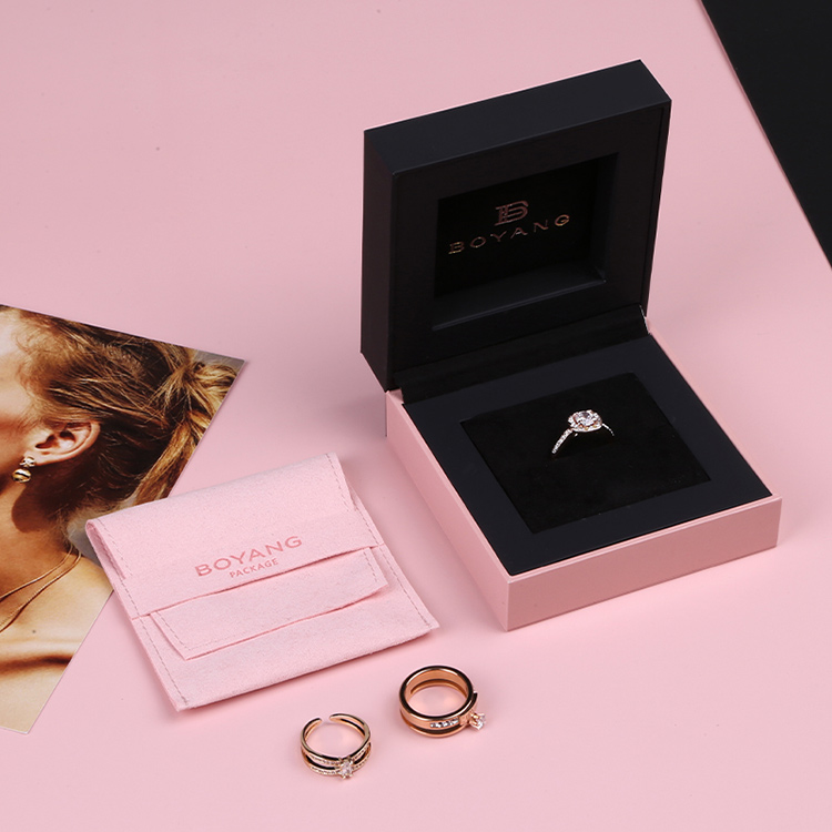 Ring box jewelry luxury,custom logo best ring box