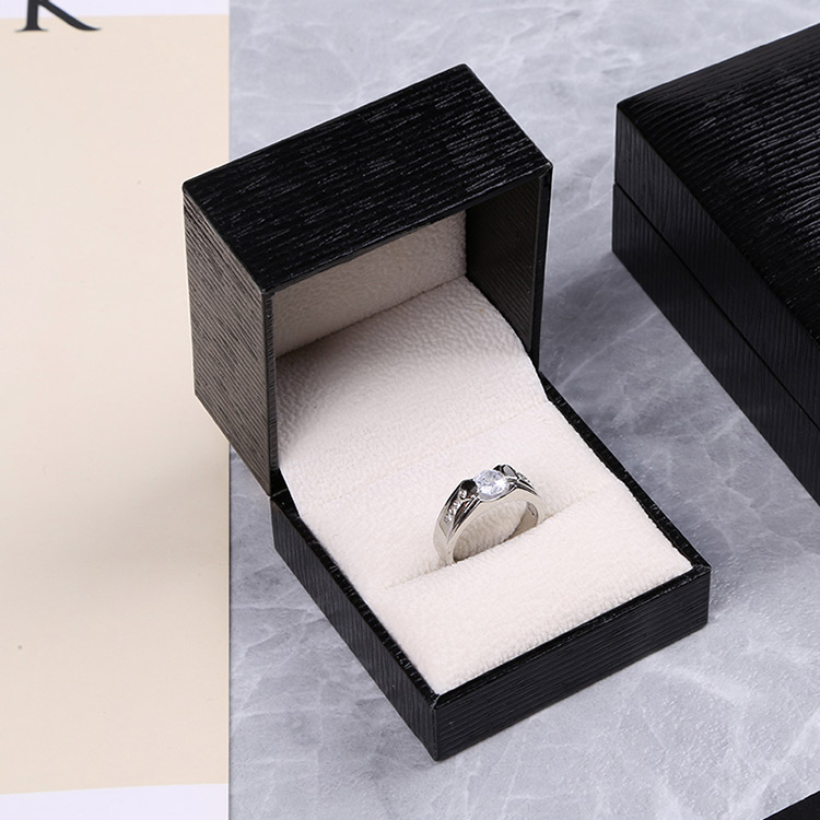 Factory Hot Sell Custom logo Luxury Printed Ring Boxes Jewelry Storage Packaging Ring Box