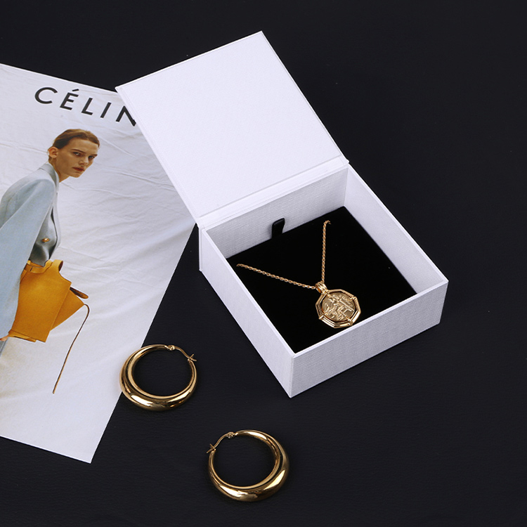 Eco friendly cardboard paper jewelry custom personalised wedding ring box