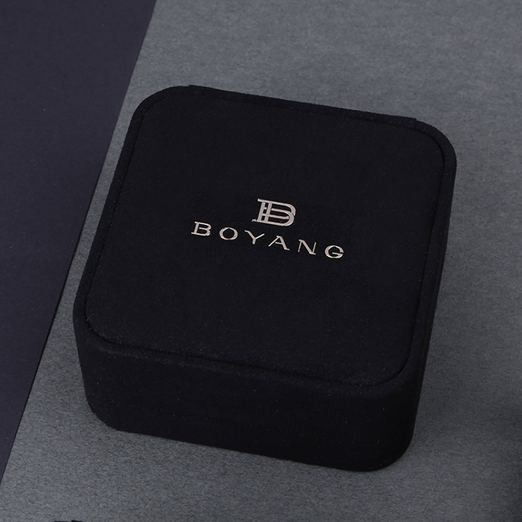 New designs custom pop black ring jewelry box