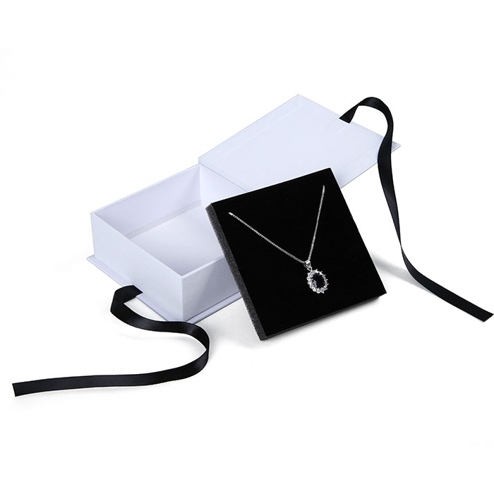 Environmentally friendly necklace box wholesale, jewelry packaging box factory