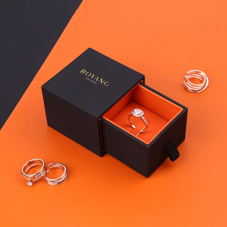 Low price small present custom sliding drawer necklace box 