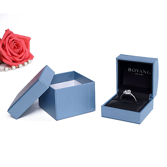 Custom ring jewelry box, ring box manufacturer