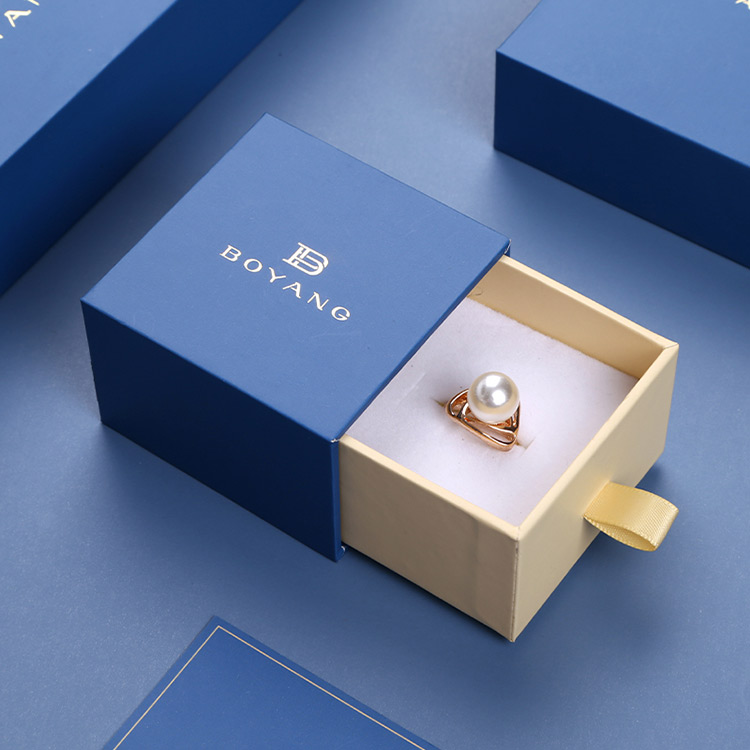 Best quality luxury sliding drawer custom small earring boxes