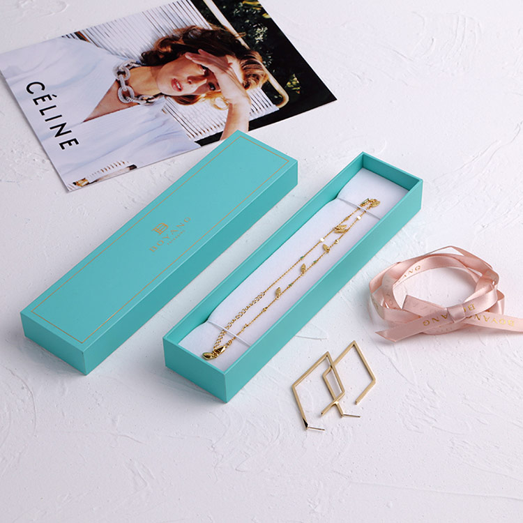 Great amazing service paper packaging custom earring boxes with ribbon