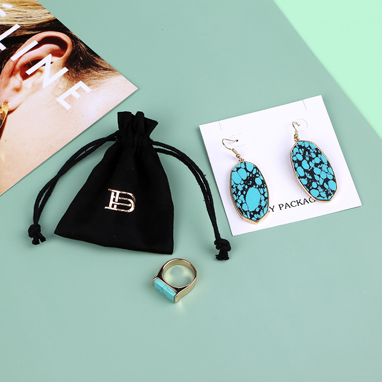 Eco friendly simple design white jewellry custom luxury earring box