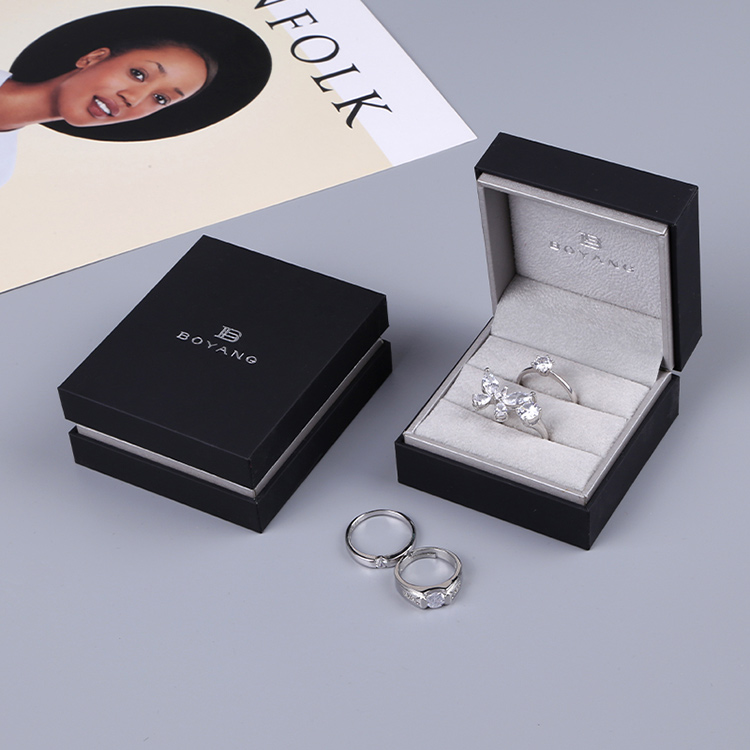 Luxury european women custom stud earring packaging storage box