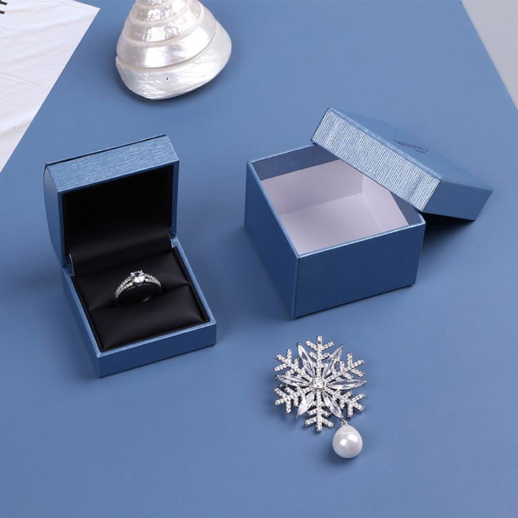 New style design custom wedding engagement ring packaging box