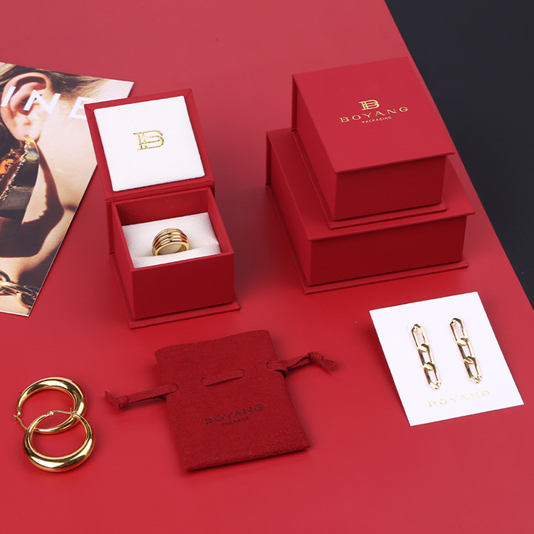 Personalised design cardboard paper gift custom best jewelry box for necklaces