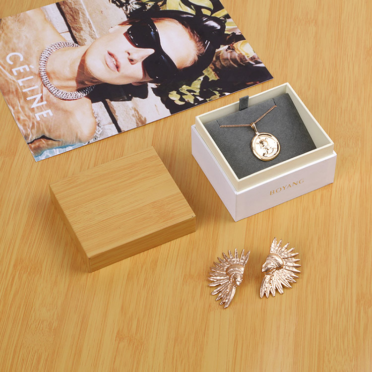 Eco friendly high-end quality custom wooden ring gift box