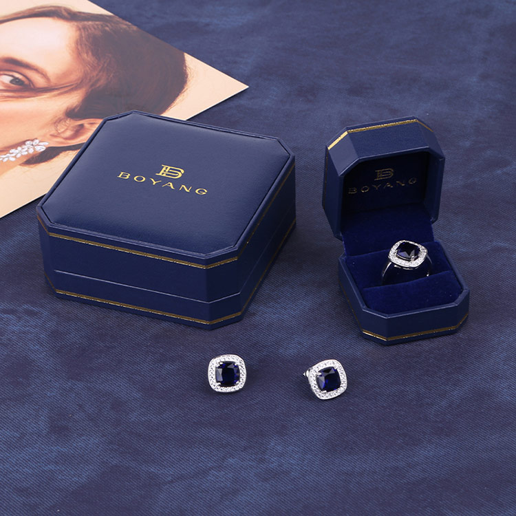 Premium modern designs blue wholesale bangle gift box