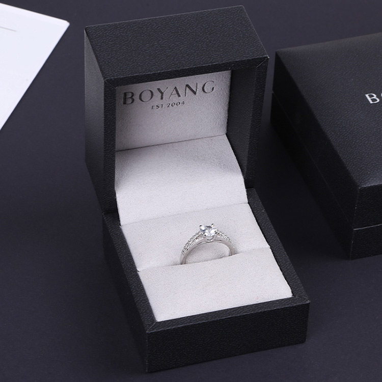 Wholesale luxury fancy custom logo ring pop ring box for wedding