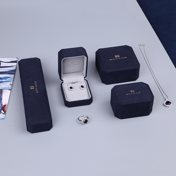 Designer new style blue wedding unique custom proposal ring box