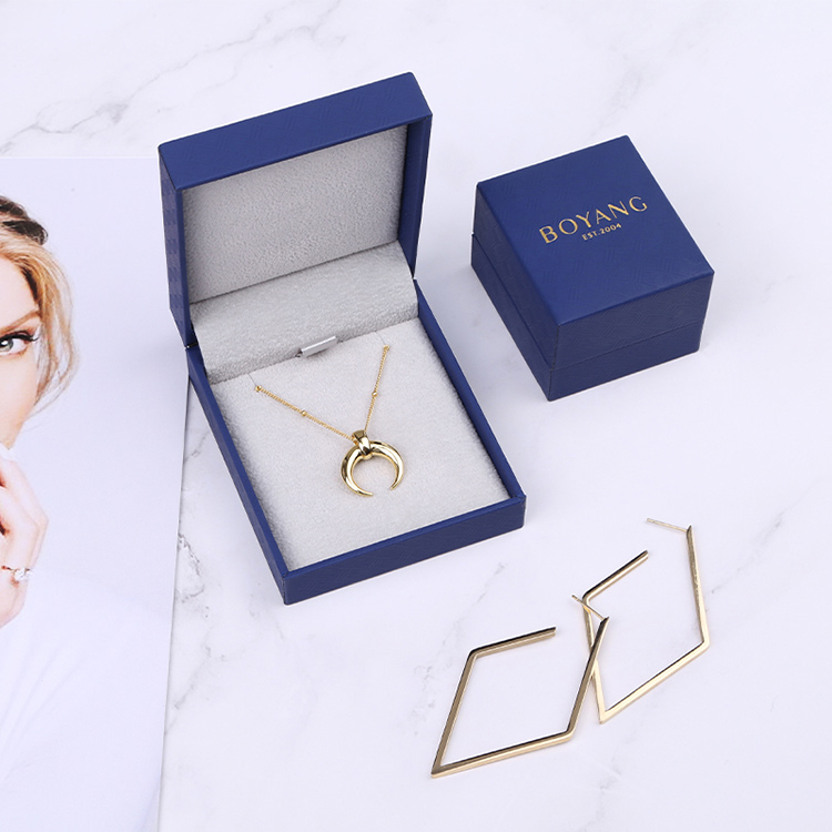 New design blue fancy single custom bangle gift box packaging