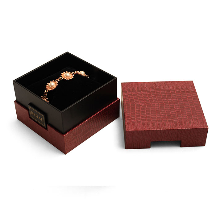 High quality logo customized paper jewelry boxes