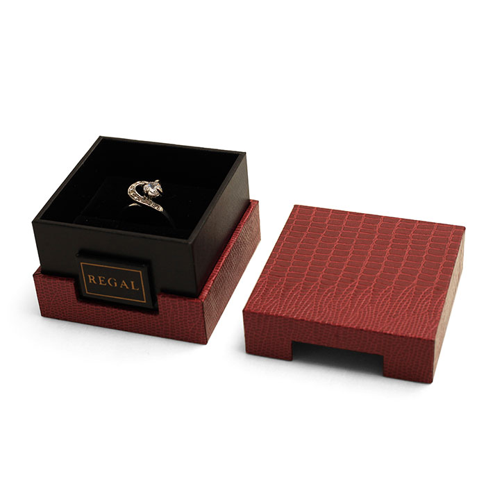 High quality logo customized paper jewelry boxes
